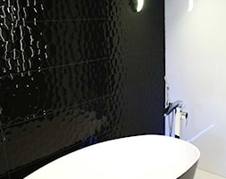 łazienka black&white - Łazienka, styl nowoczesny - zdjęcie od Pracownia Architektury Katarzyna Hermyt-Staszewska - Homebook