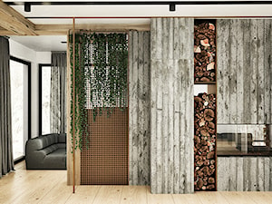 Projekt wnętrza poniemieckiego domu 200m2 we Wrocławiu - Biuro, styl nowoczesny - zdjęcie od troomono