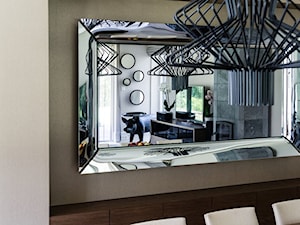 Dom Koleczkowo - Mała szara jadalnia jako osobne pomieszczenie, styl nowoczesny - zdjęcie od ASAR projekt