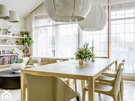 Aranżacje wnętrz - Jadalnia: Apartament Gdańsk I - Duża biała jadalnia w salonie, styl nowoczesny - ASAR projekt. Przeglądaj, dodawaj i zapisuj najlepsze zdjęcia, pomysły i inspiracje designerskie. W bazie mamy już prawie milion fotografii!