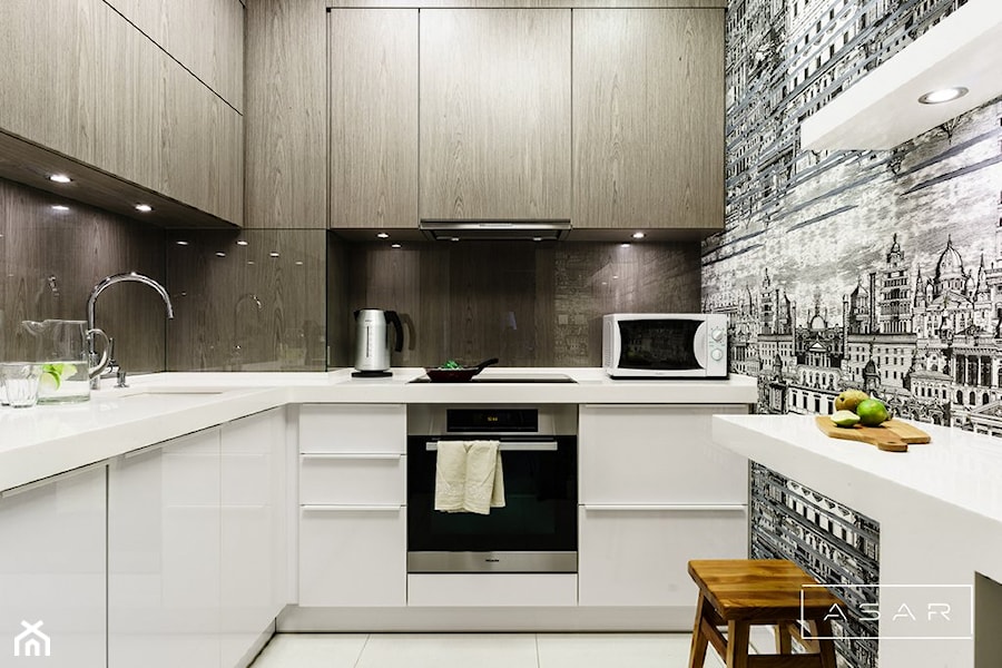 Apartament Gdańsk II - Kuchnia, styl nowoczesny - zdjęcie od ASAR projekt