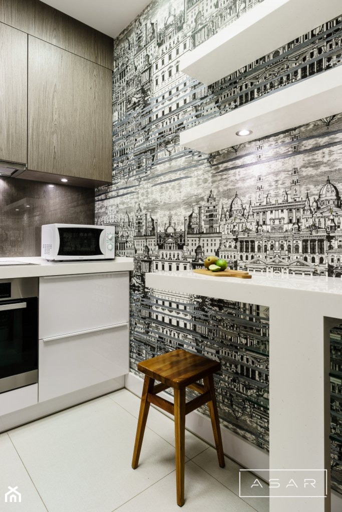 Apartament Gdańsk II - Kuchnia, styl nowoczesny - zdjęcie od ASAR projekt