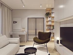 Apartament 55m2 | Osiedle Vola | Warszawa - Salon, styl nowoczesny - zdjęcie od NORMY