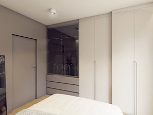 GreyBeige - Mała biała sypialnia - zdjęcie od NORMY