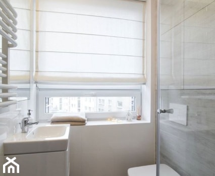 #malalazienka - Mała łazienka z oknem, styl nowoczesny - zdjęcie od Iwona Osińska