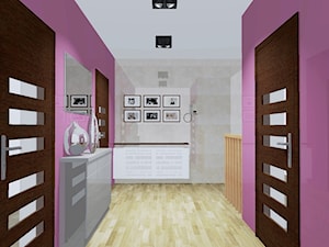 Dom rodzinny 3-poziomowy - Hol / przedpokój, styl nowoczesny - zdjęcie od deSIGNum studio kreacji
