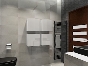 Dom rodzinny 3-poziomowy - Łazienka, styl minimalistyczny - zdjęcie od deSIGNum studio kreacji