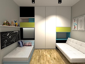 mieszkanie 50m2 - 2 - Pokój dziecka, styl nowoczesny - zdjęcie od Olga Ścibior Projektowanie Wnętrz