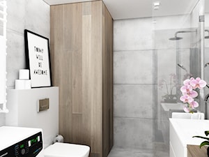 Przytulna i funkcjonalna łazienka - zdjęcie od KAST DESIGN