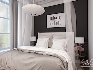 Sypialnia w stylu nowoczesnego Glamour - zdjęcie od KAST DESIGN