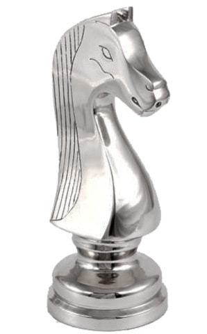 Metalowy koń szachowy dekoracyjny - zdjęcie od Hoffland-deko - Homebook