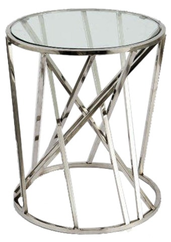 Stolik metalowy, stolik szklany - zdjęcie od Hoffland-deko
