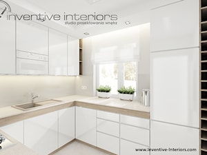 Inventive Interiors - Jasne mieszkanie 46m2 - Kuchnia, styl nowoczesny - zdjęcie od Inventive Interiors