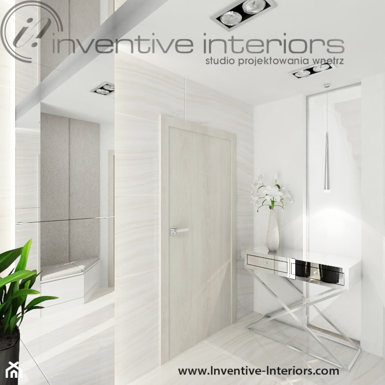 Inventive Interiors - Projekt domu 150m2 - Hol / przedpokój, styl nowoczesny - zdjęcie od Inventive Interiors