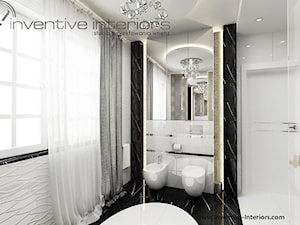Inventive Interiors - Projekt ekskluzywnego domu - Łazienka, styl glamour - zdjęcie od Inventive Interiors