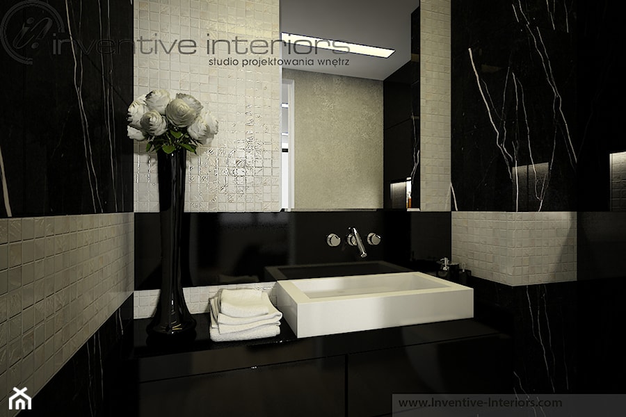 Inventive Interiors - Projekt apartamentu 130m2 - Łazienka, styl nowoczesny - zdjęcie od Inventive Interiors