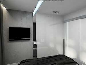 Inventive Interiors - Projekt biało-czarnego mieszkania 55m2