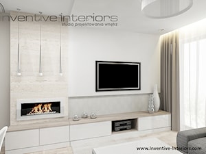 Inventive Interiors - Jasne mieszkanie 46m2 - Salon, styl nowoczesny - zdjęcie od Inventive Interiors