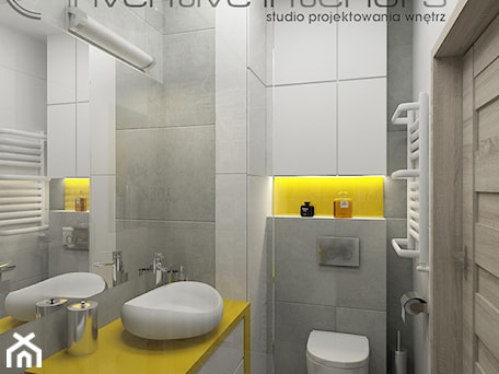 Aranżacje wnętrz - Łazienka: Inventive Interiors - Projekt mieszkania 95m2 - Łazienka, styl nowoczesny - Inventive Interiors. Przeglądaj, dodawaj i zapisuj najlepsze zdjęcia, pomysły i inspiracje designerskie. W bazie mamy już prawie milion fotografii!