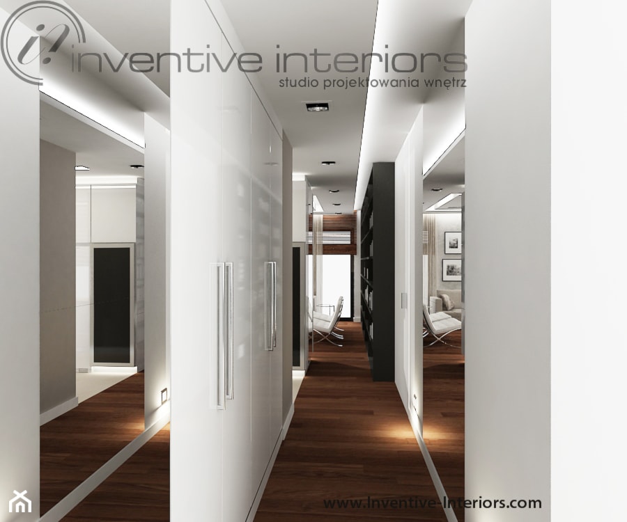 Wąski korytarz - zdjęcie od Inventive Interiors - Homebook