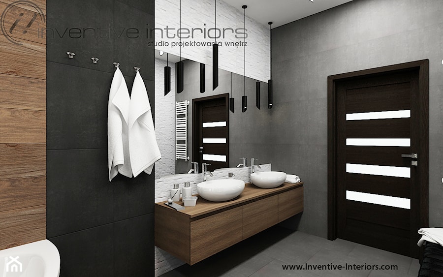 Inventive Interiors - projekt łazienki - zdjęcie od Inventive Interiors