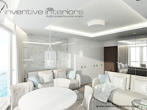 Inventive Interiors - Projekt apartamentu nad morzem 30m2