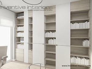 Inventive Interiors - Projekt mieszkania 95m2 - Biuro, styl nowoczesny - zdjęcie od Inventive Interiors
