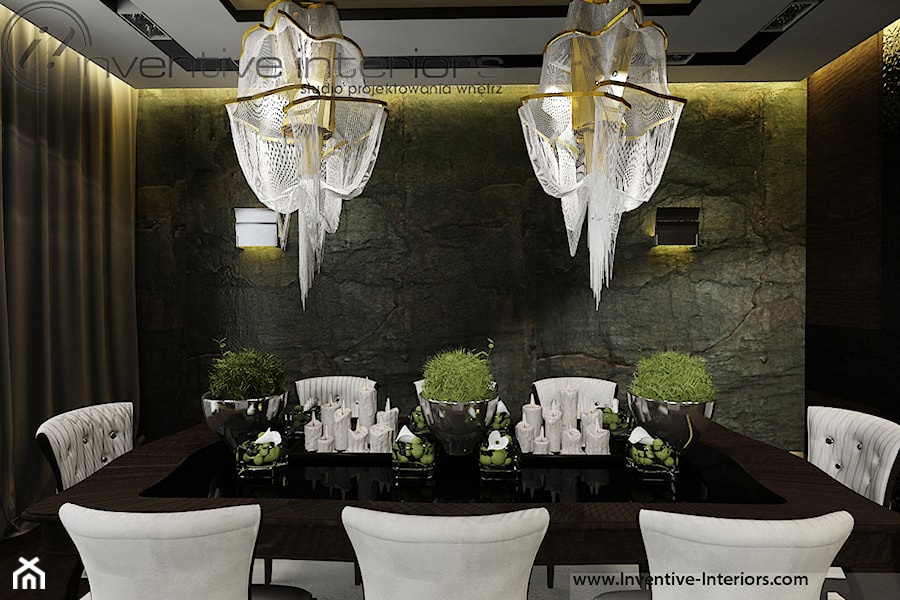 Inventive Interiors - Projekt apartamentu 130m2 - Jadalnia, styl tradycyjny - zdjęcie od Inventive Interiors