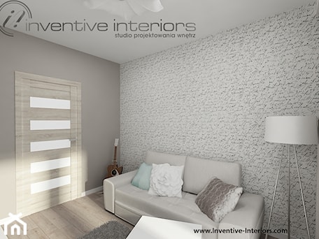 Aranżacje wnętrz - Biuro: Inventive Interiors - Projekt mieszkania 95m2 - Biuro, styl skandynawski - Inventive Interiors. Przeglądaj, dodawaj i zapisuj najlepsze zdjęcia, pomysły i inspiracje designerskie. W bazie mamy już prawie milion fotografii!