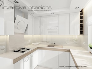 Inventive Interiors - Jasne mieszkanie 46m2 - Kuchnia, styl nowoczesny - zdjęcie od Inventive Interiors