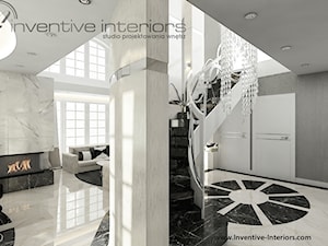 Inventive Interiors - Projekt ekskluzywnego domu - Hol / przedpokój, styl glamour - zdjęcie od Inventive Interiors