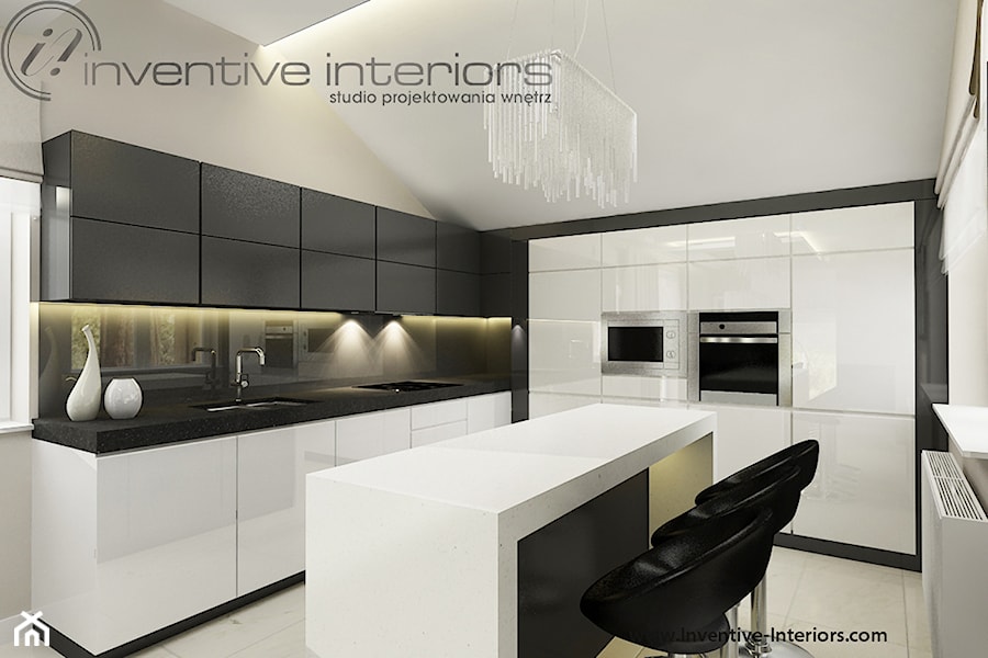 Inventive Interiors - Klimatyczny dom w beżach i szarości - Kuchnia, styl nowoczesny - zdjęcie od Inventive Interiors