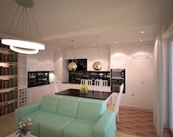 Salon z aneksem kuchennym - zdjęcie od Axentim - Homebook