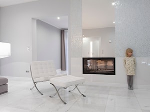 dom 310 m2 - Salon, styl nowoczesny - zdjęcie od KREACJA PRZESTRZENI Anna Matuszewska-Janik