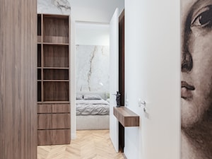 Apartament 57m2 - Hol / przedpokój, styl nowoczesny - zdjęcie od KREACJA PRZESTRZENI Anna Matuszewska-Janik