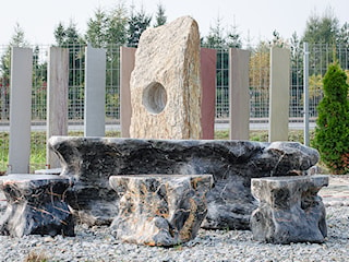 Meble ogrodowe wykonane z kamienia naturalnego