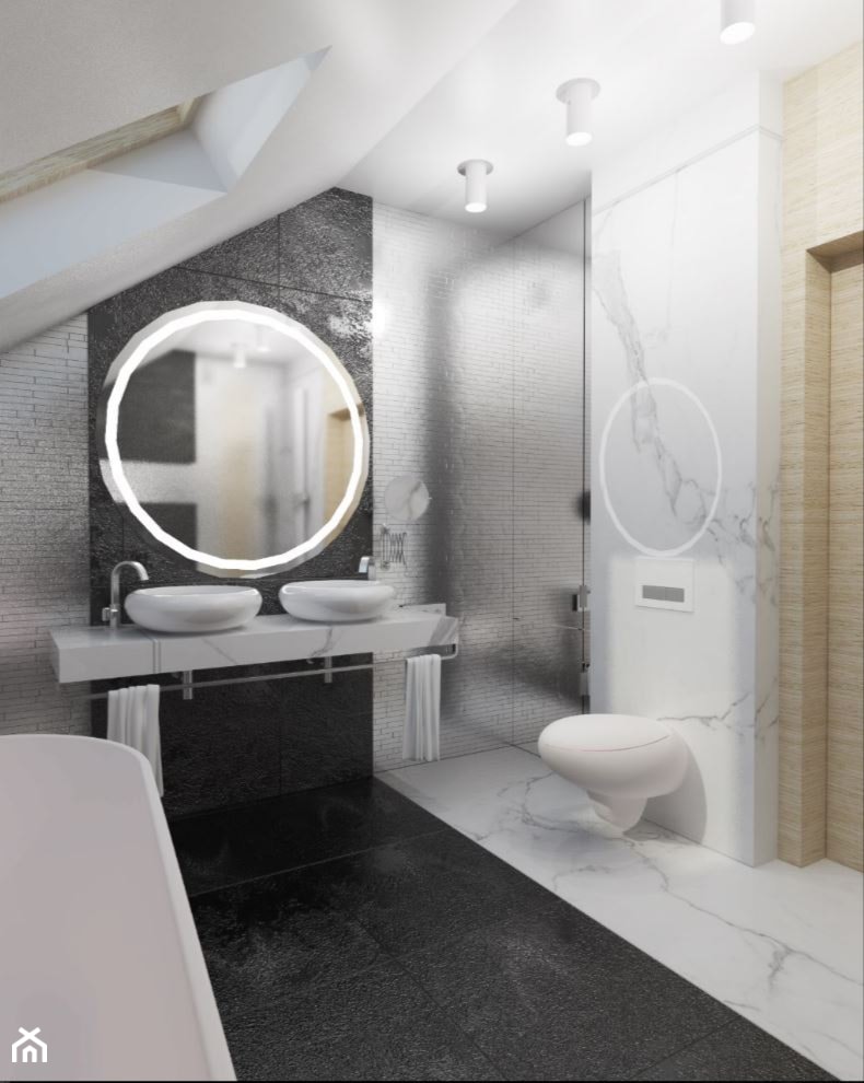 łazienka glówna - zdjęcie od db design Iwona Bryś
