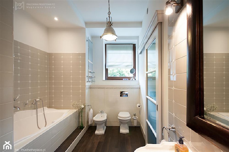 Klasyczna łazienka w apartamencie - zdjęcie od Magdalena Sobula Pracownia Projektowa Pe2