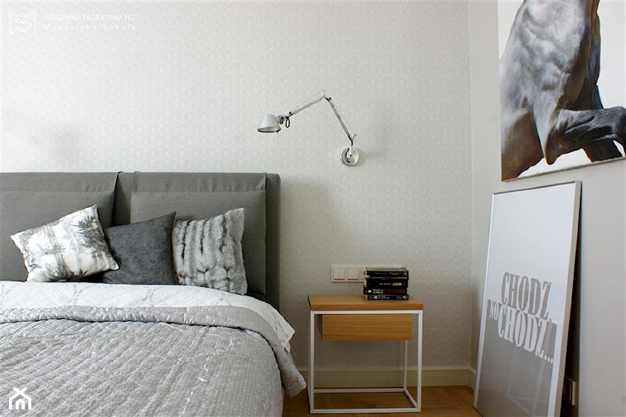 Minimalistyczne mieszkanie na Ursynowie - zdjęcie od Magdalena Sobula Pracownia Projektowa Pe2