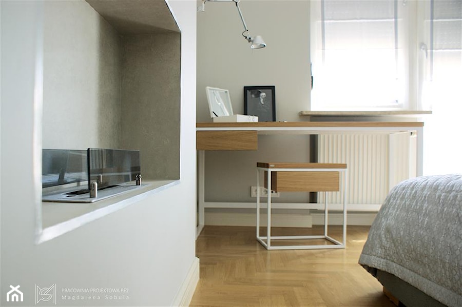 Minimalistyczne mieszkanie na Ursynowie - zdjęcie od Magdalena Sobula Pracownia Projektowa Pe2