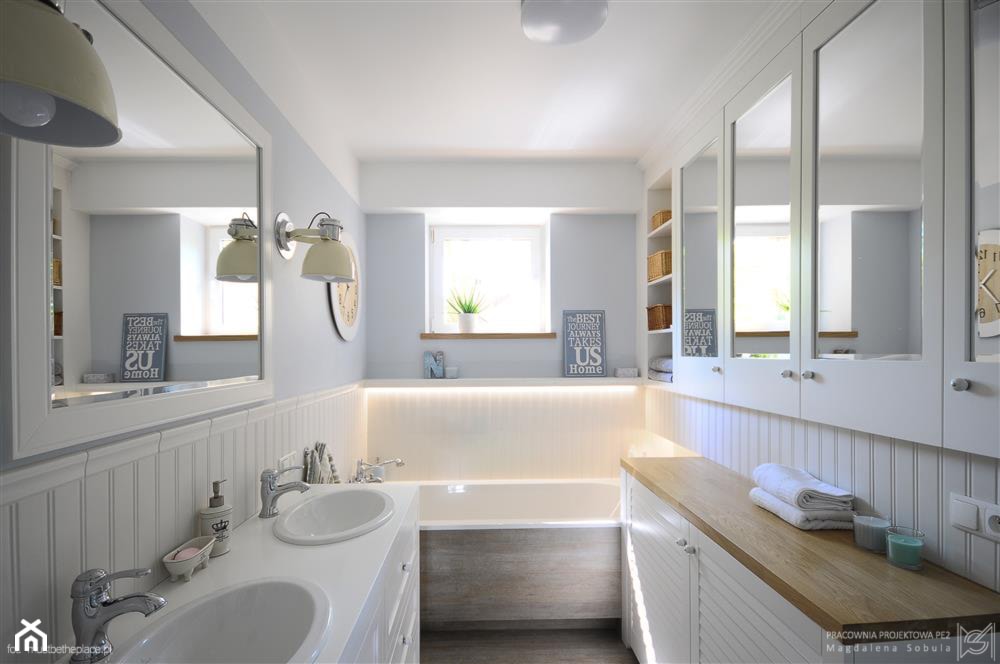Pastelowa łazienka - zdjęcie od Magdalena Sobula Pracownia Projektowa Pe2 - Homebook