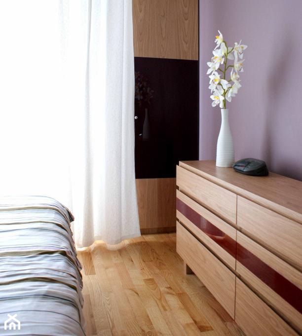 Apartament z wrzosową sypialnią - zdjęcie od Magdalena Sobula Pracownia Projektowa Pe2 - Homebook