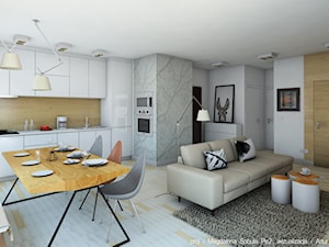 Mieszkanie w stylu skandynawskim - zdjęcie od Magdalena Sobula Pracownia Projektowa Pe2