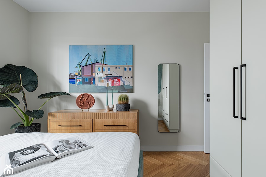 | ART HOUSE NA LETNICY | - Sypialnia, styl nowoczesny - zdjęcie od URZĄDZARNIA Marta Lebiedzińska