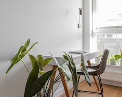 | ZIELONO MI! | - Biuro, styl minimalistyczny - zdjęcie od URZĄDZARNIA Marta Lebiedzińska - Homebook