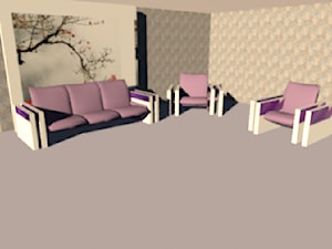 salon - projekt wystroju - Domy, styl glamour - zdjęcie od NEW DESIGN