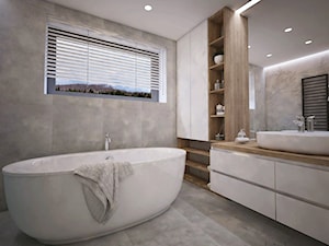 łazienka z wolnostojącą wanną - zdjęcie od archidecco