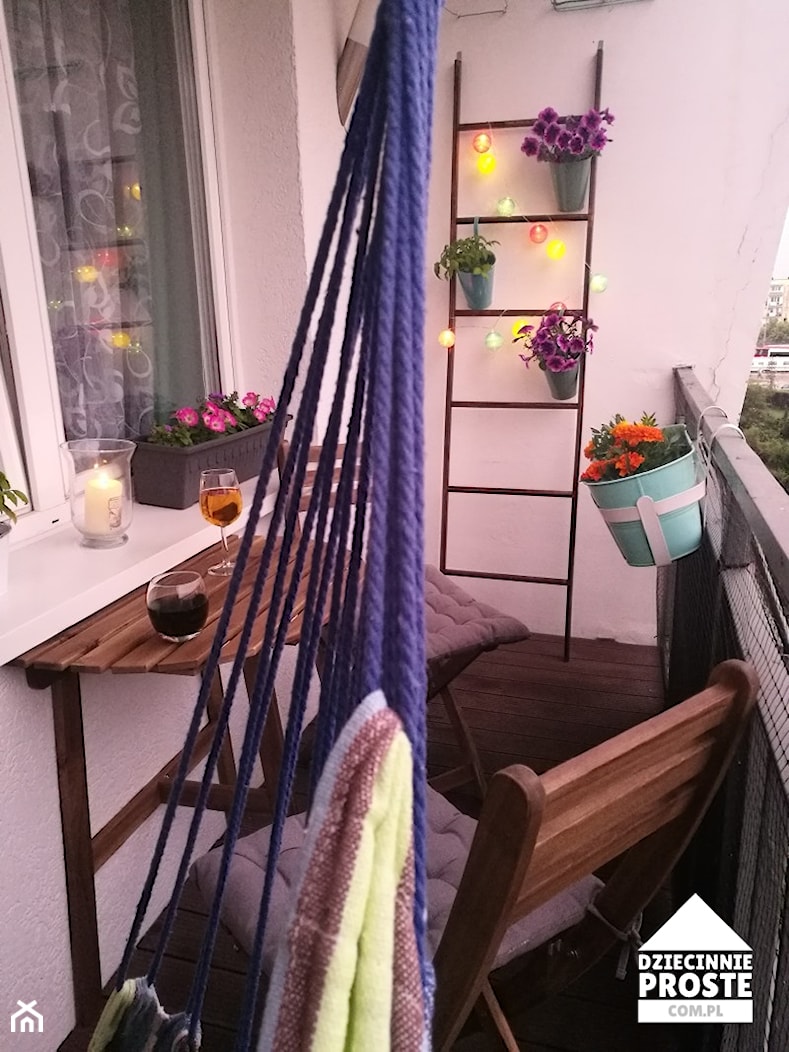 Balkon po metamorfozie - zdjęcie od Dziecinnieproste - Homebook