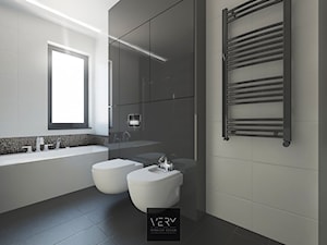 Łazienka na piętrze - Wersja 3 - zdjęcie od VERY Interior Design - Projektowanie Wnętrz