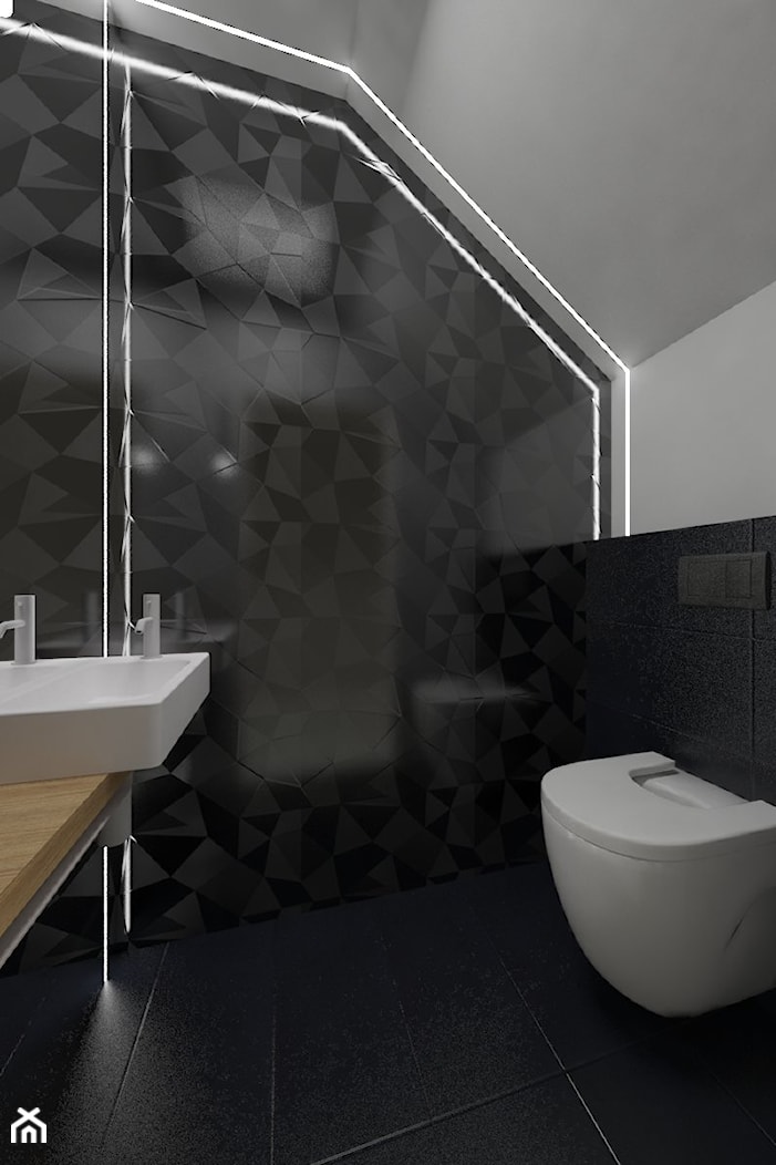 Toaleta | Kol. Skarszewek | Wersja 2 - zdjęcie od VERY Interior Design - Projektowanie Wnętrz - Homebook